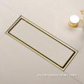 Drenaje de diseño de diseño de inserto de baldosas de oro cepillados